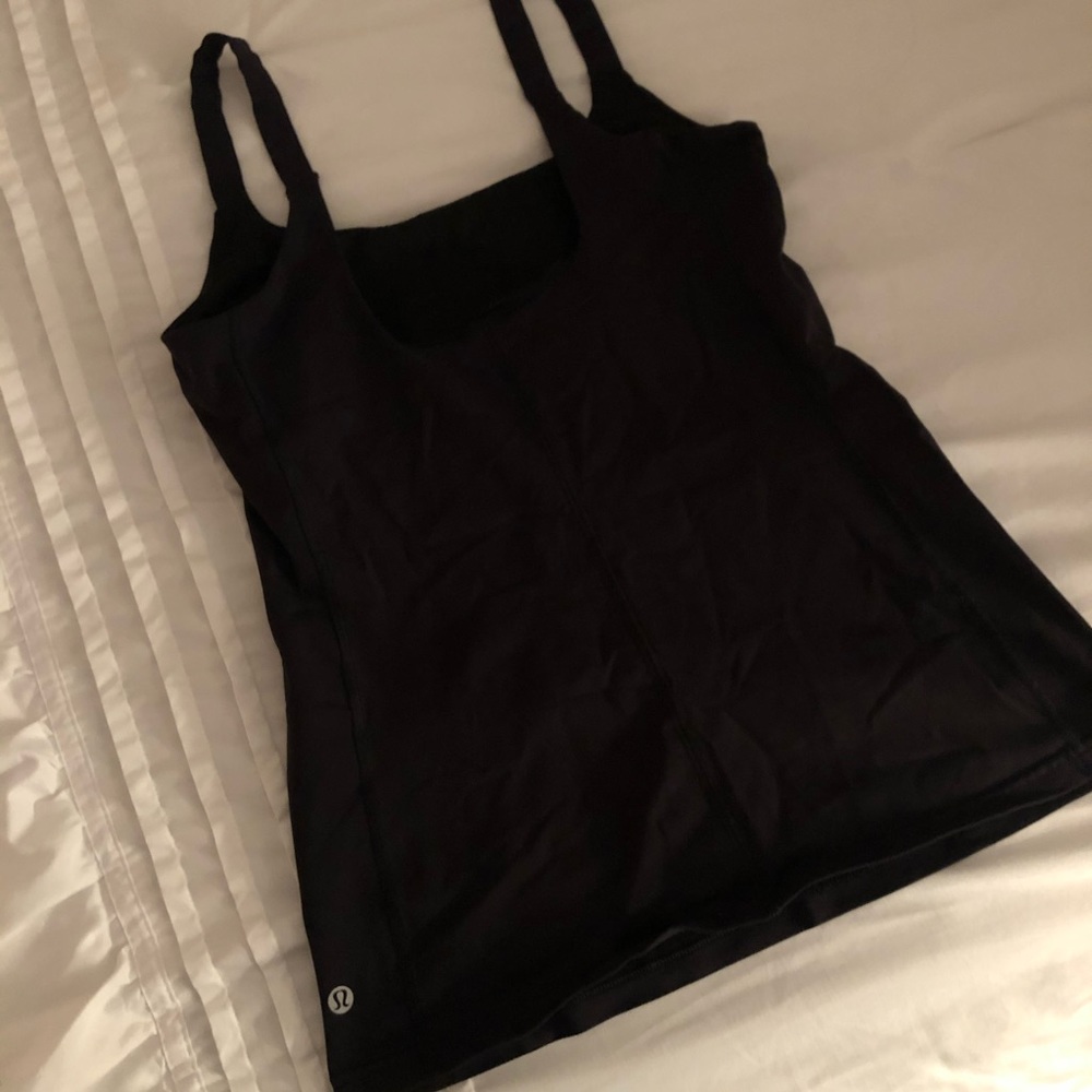 Lululemon Black Tank Top sz 8